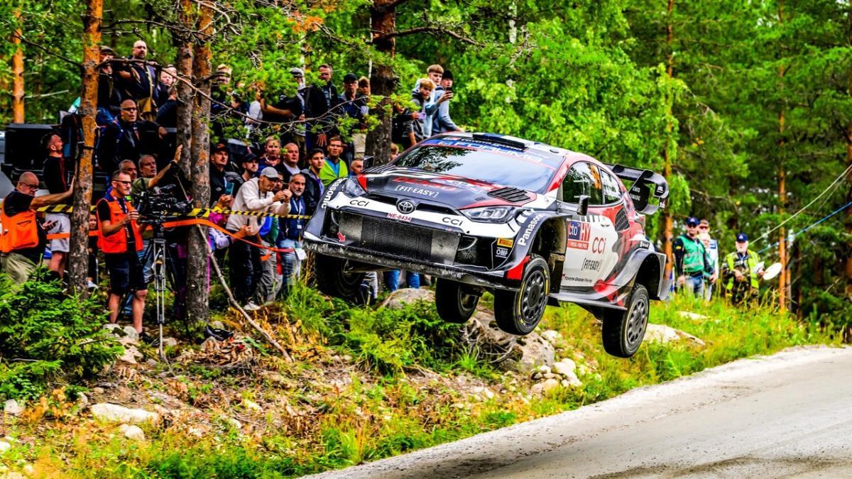 Kalle Rovanperä en el Rally de Finlandia