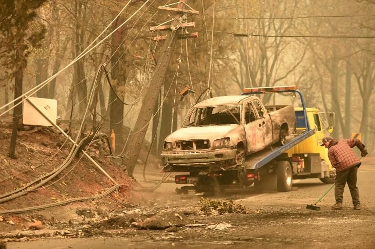 El devastador incendio de California, en imágenes