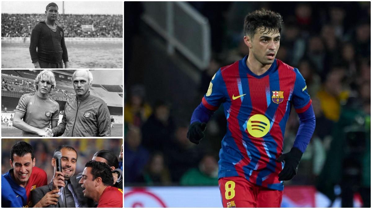 Sancho, Schuster, Guardiola, Busquets, Xavi y Pedri están entre los mejores cerebros de la historia del Barça