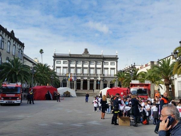 Día del patrón de los bomberos en la capital grancanaria