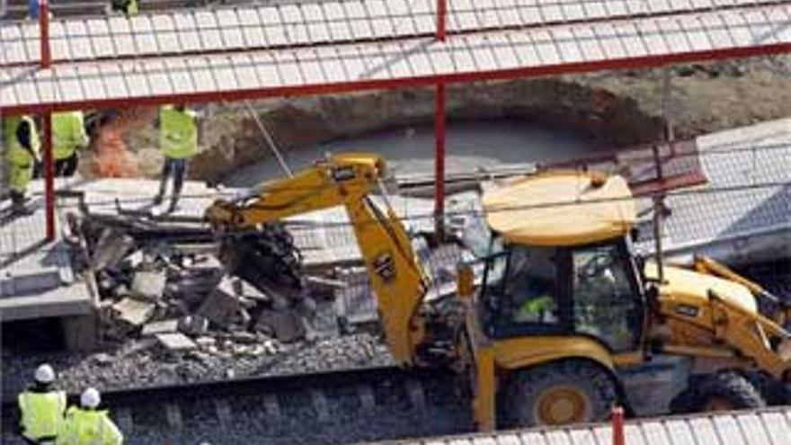 Paralizado un tramo de las obras del AVE a Barcelona