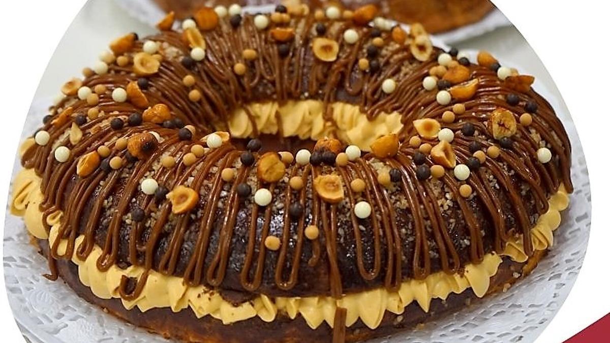 Roscón de Reyes de Dulce de Leche