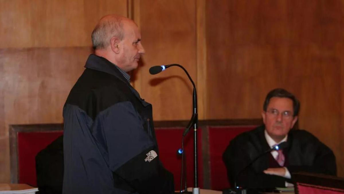 Antonio Gali Balaguer, durante su declaración en la Audiencia Provincial de Ourense, en 2009