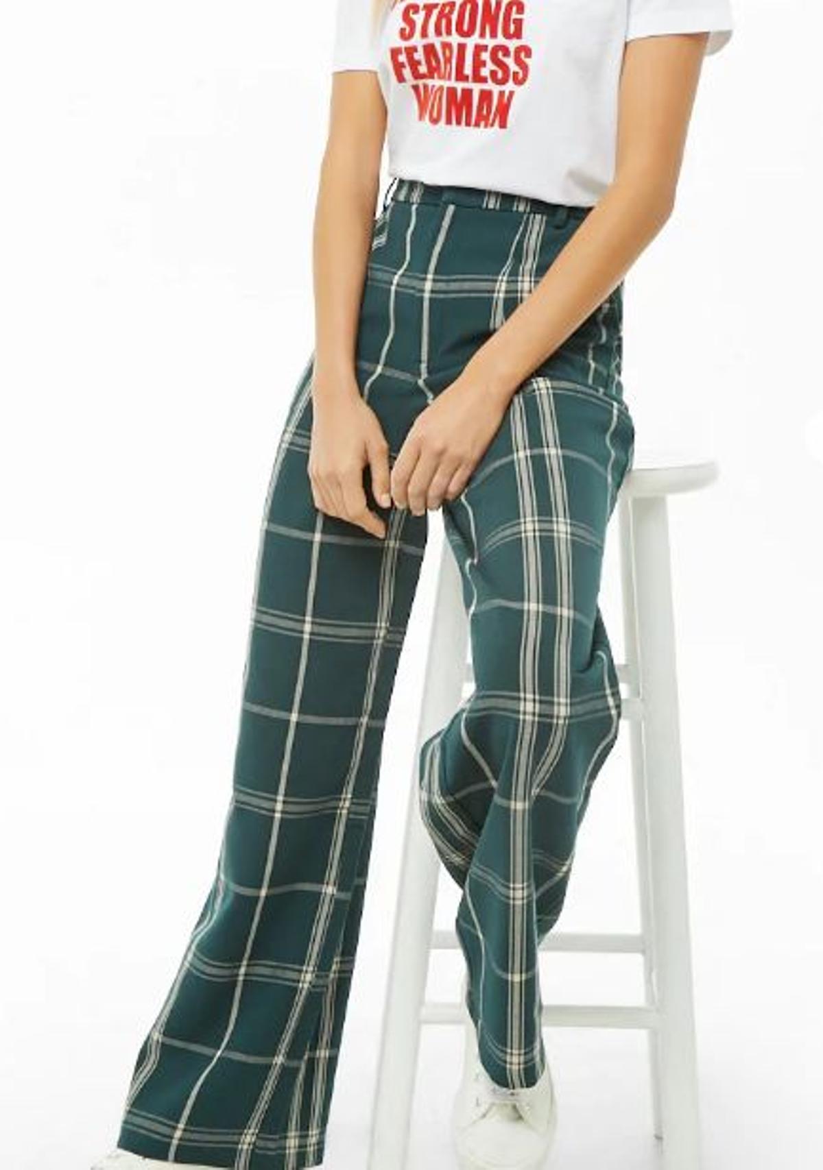 Pantalón de cuadros de Forever 21