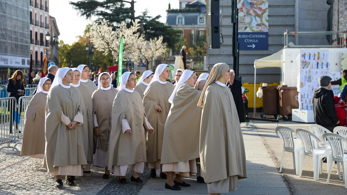 Misa Mayor de la Virgen de la Almudena, en la plaza de la Almudena, a 9 de noviembre de 2025, en Madrid (España).