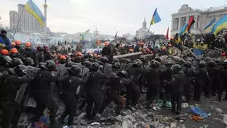Una década de la revolución del Maidán en Ucrania, la protesta que derivó en guerra
