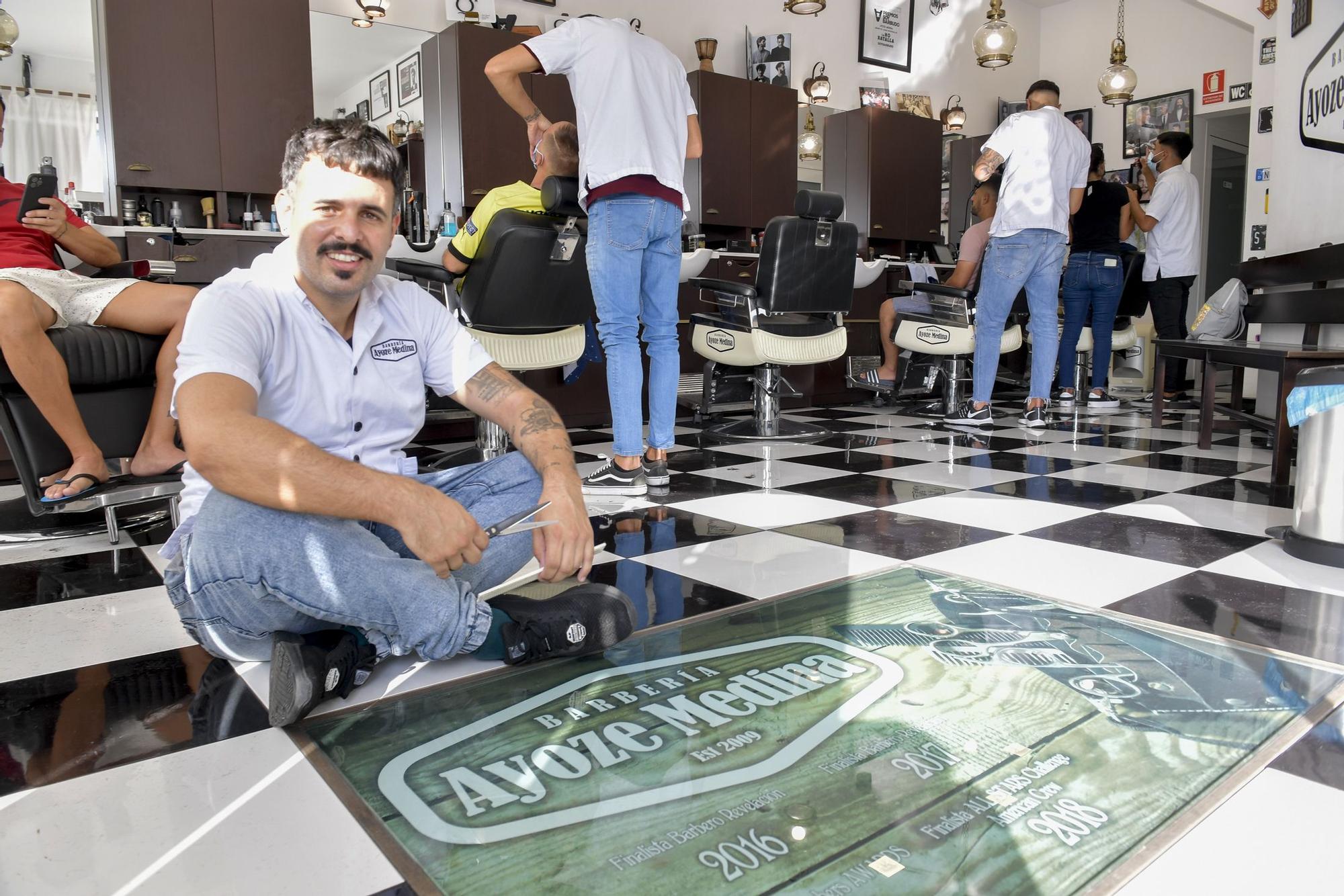 Ayoze Medina, subcampeón internacional de peluquería