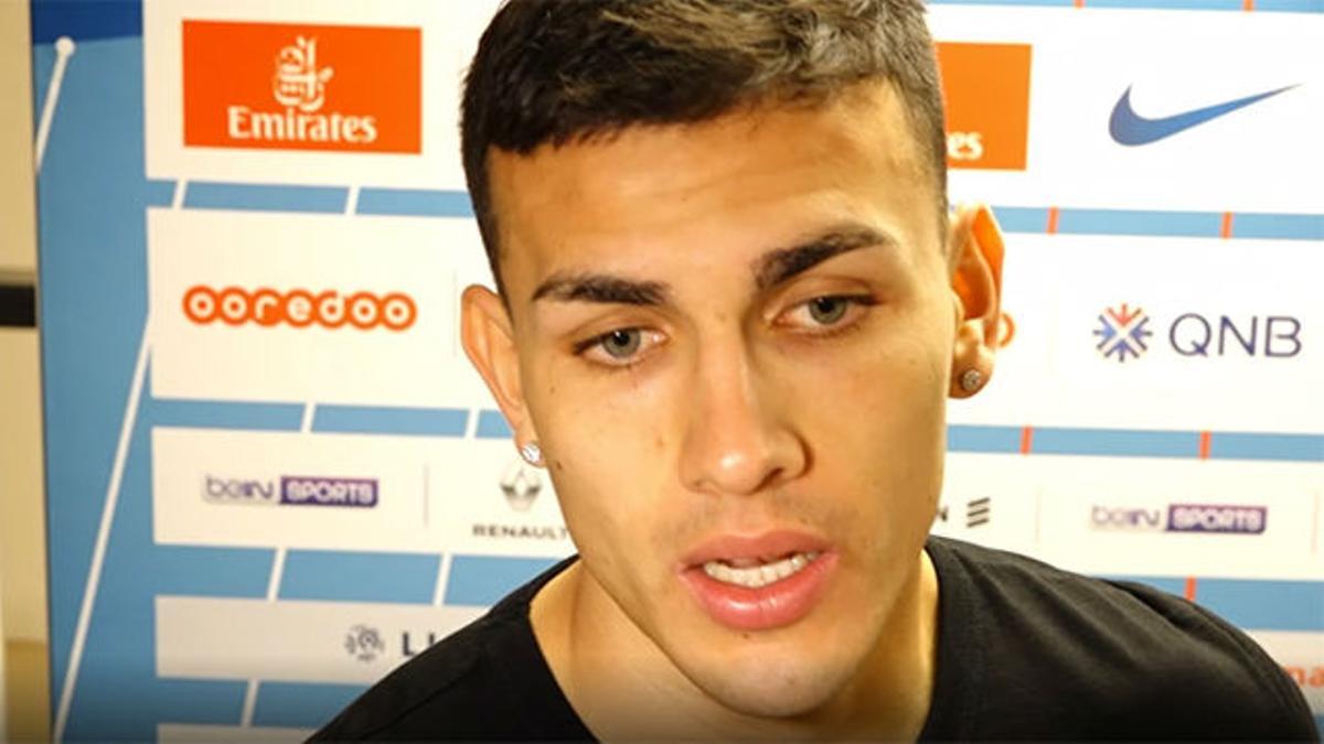 Paredes: Es bueno tener de vuelta a Neymar y Cavani