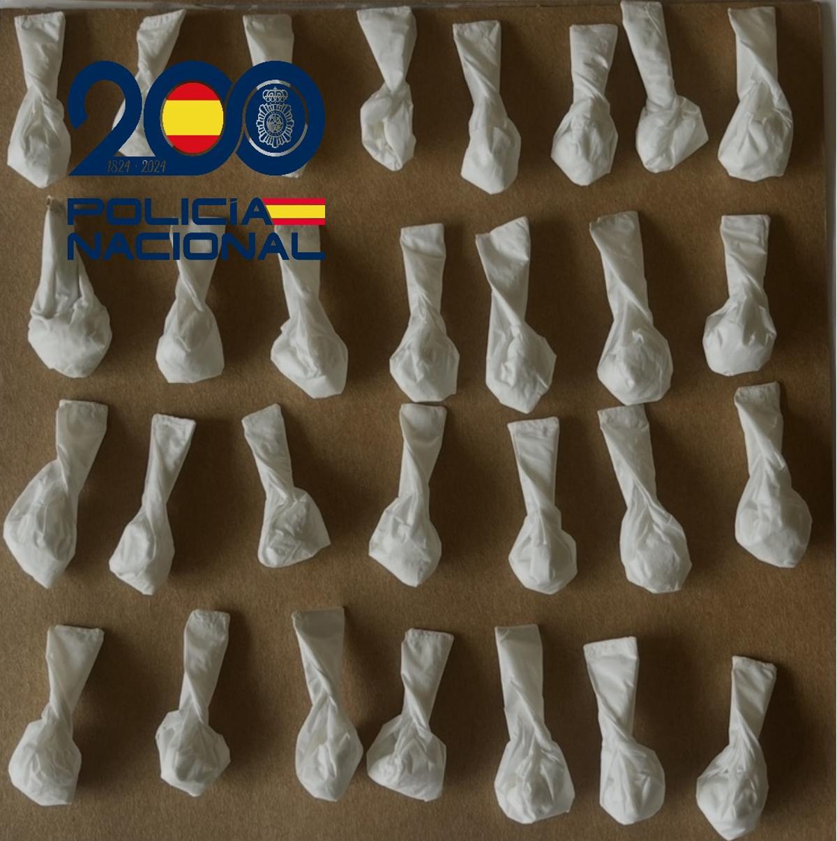 Papelinas incautadas.