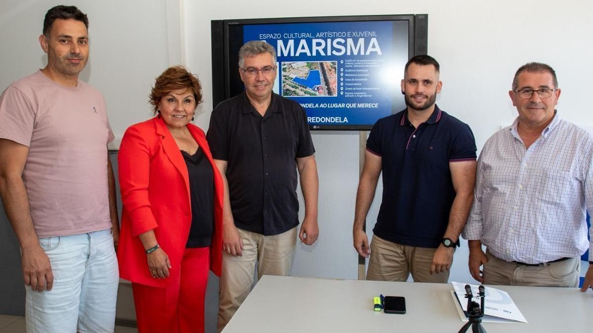 Los ediles del PP presentan el proyecto de centro cultural en A Mariama.