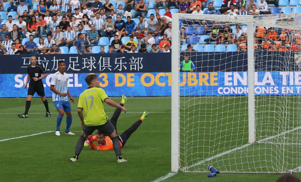 El Málaga juvenil golea al Nitra eslovaco (5-0) en la Youth League