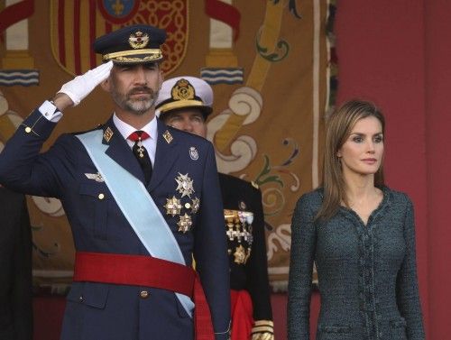 Felipe VI preside el desfile del 12 de octubre