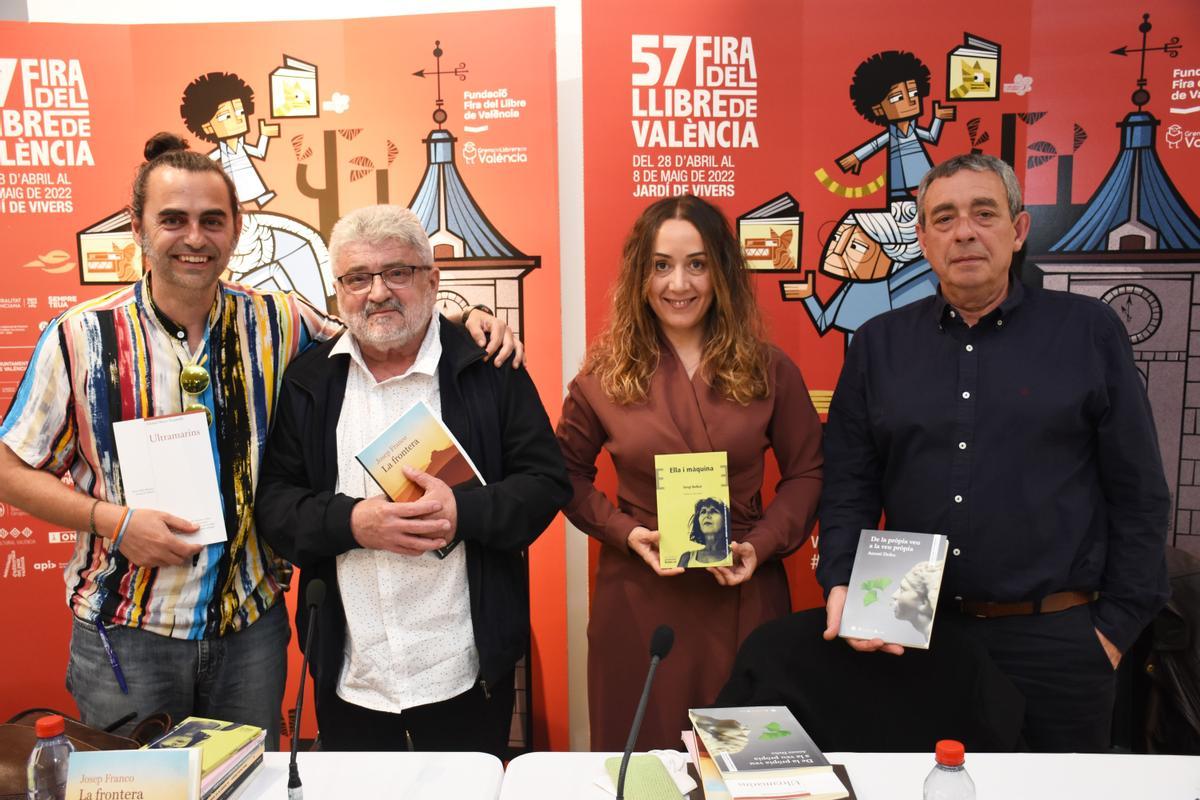 Eduard Marco Escamilla, Josep Franco, Gloria Tello y Antonio Defez,