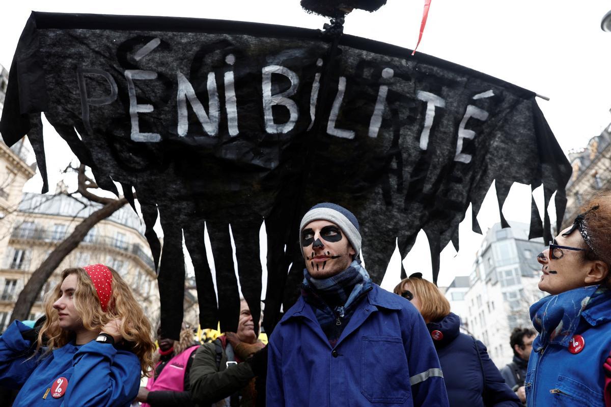 Segundo día de huelgas y manifestaciones en Francia