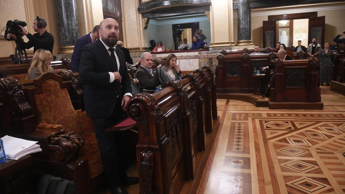 José Manuel Lage, en el pleno de este jueves.