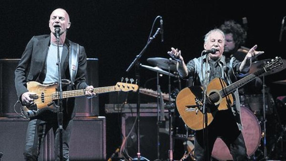 Sting y Paul Simon, pareja musical en Nueva York_MEDIA_1