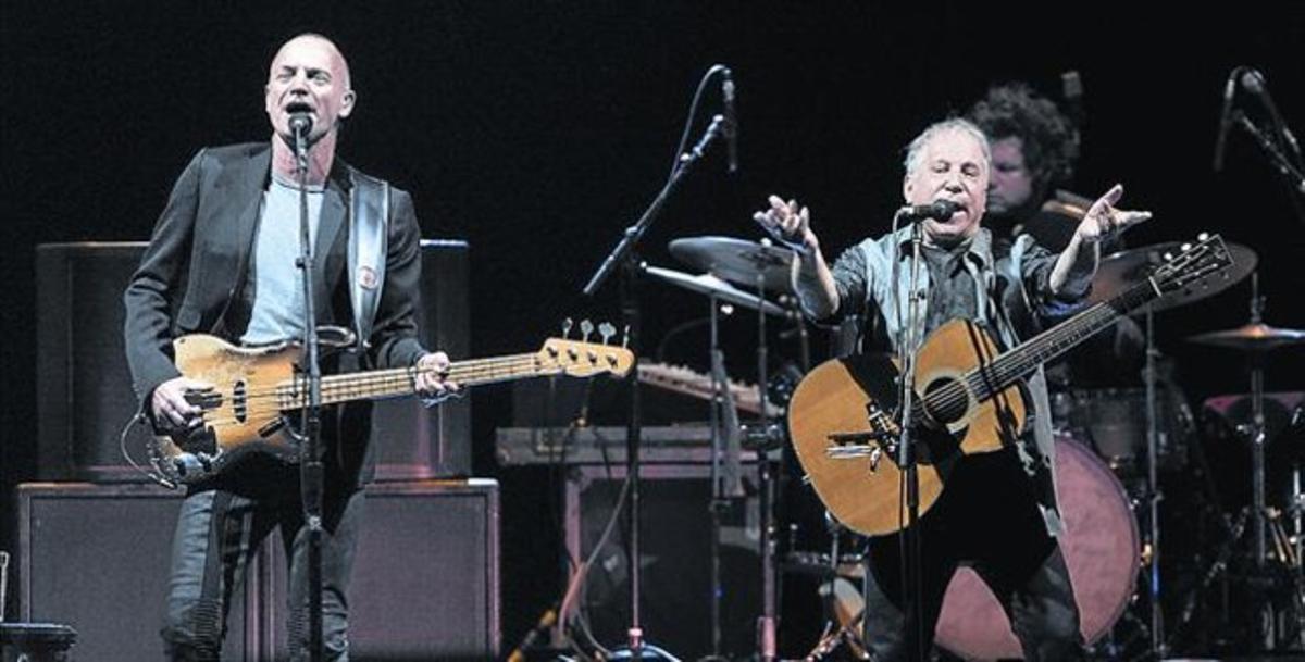 Sting i Paul Simon, parella musical a Nova York_MEDIA_1