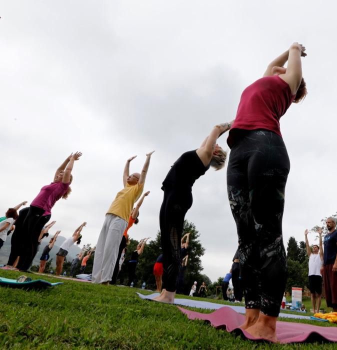 Actividades del día del yoga en Las Caldas