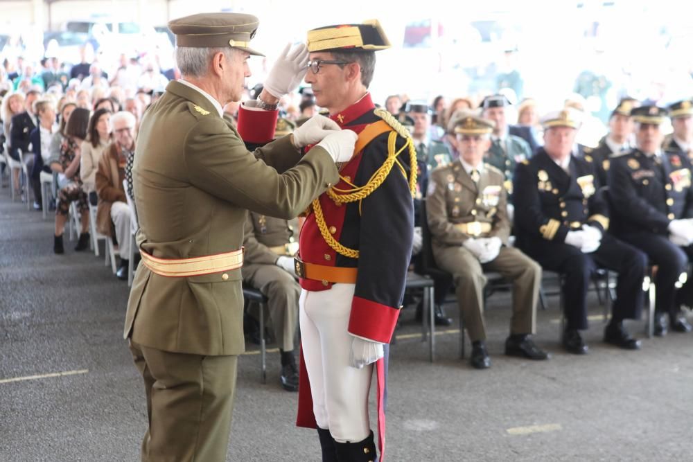 Actos del Día de la Hispanidad en la comandancia de la Guardia Civil de Gijón