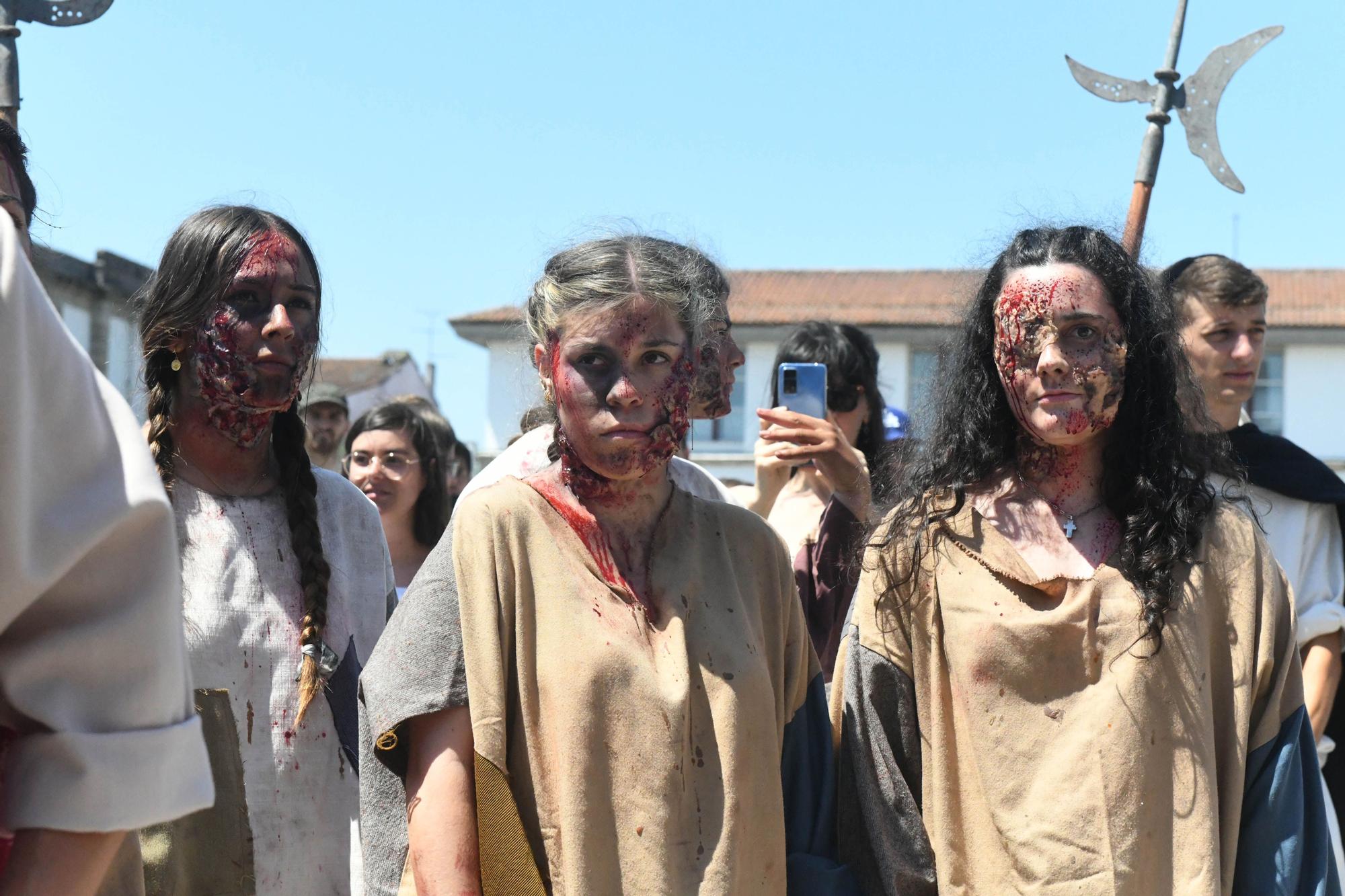 Betanzos cierra su Feira Franca Medieval con la expulsión de los leprosos