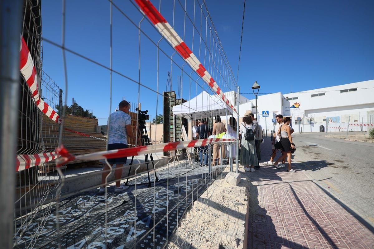 Galería: visita a las obras de la nueva escoleta de Sant Rafel