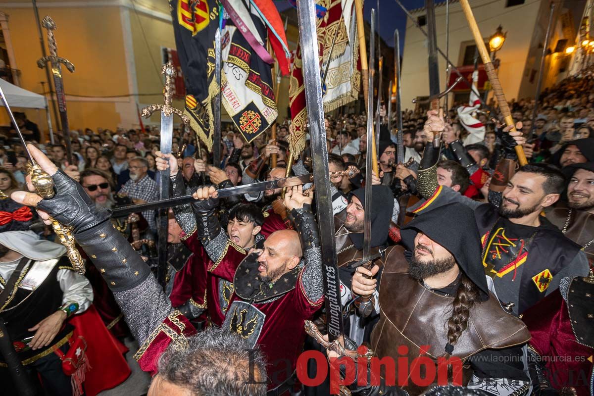 Procesión del Baño y parlamento en las Fiestas de Caravaca