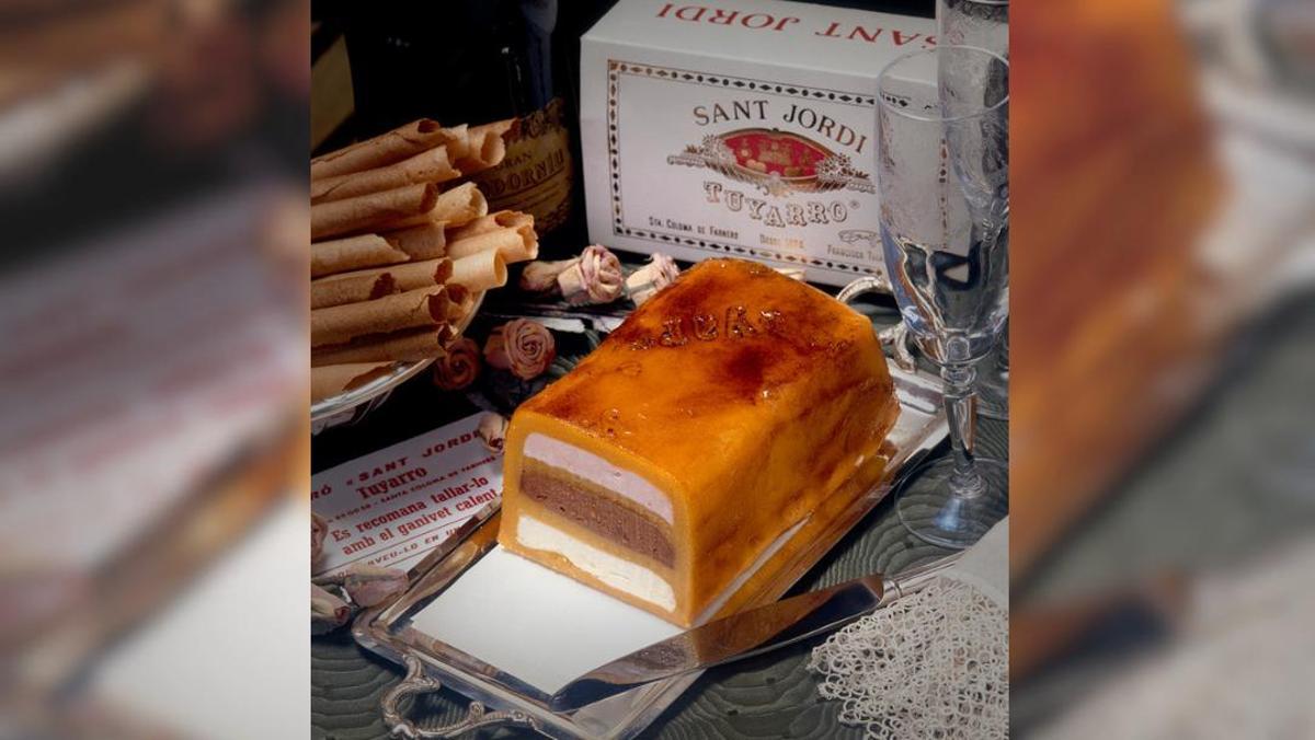 El Torró de Sant Jordi de la pastisseria Tuyarro.