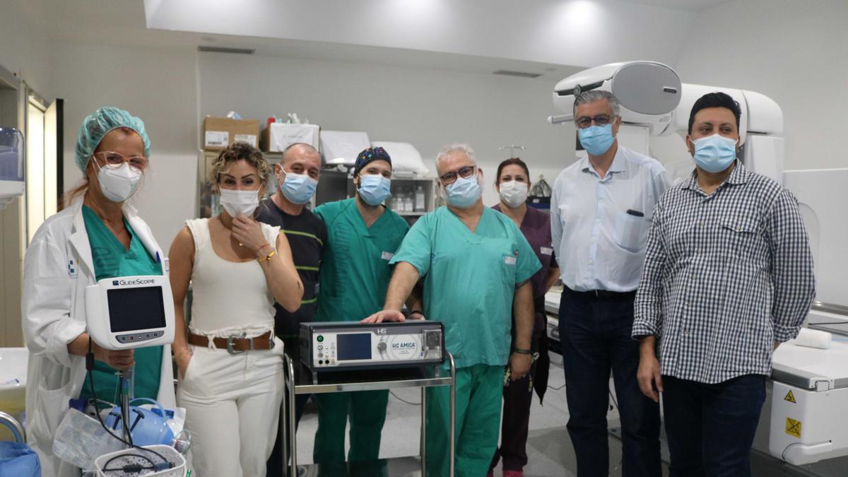 Participantes en el curso de radiología en el Hospital Universitario de Lanzarote Doctor José Molina Orosa.