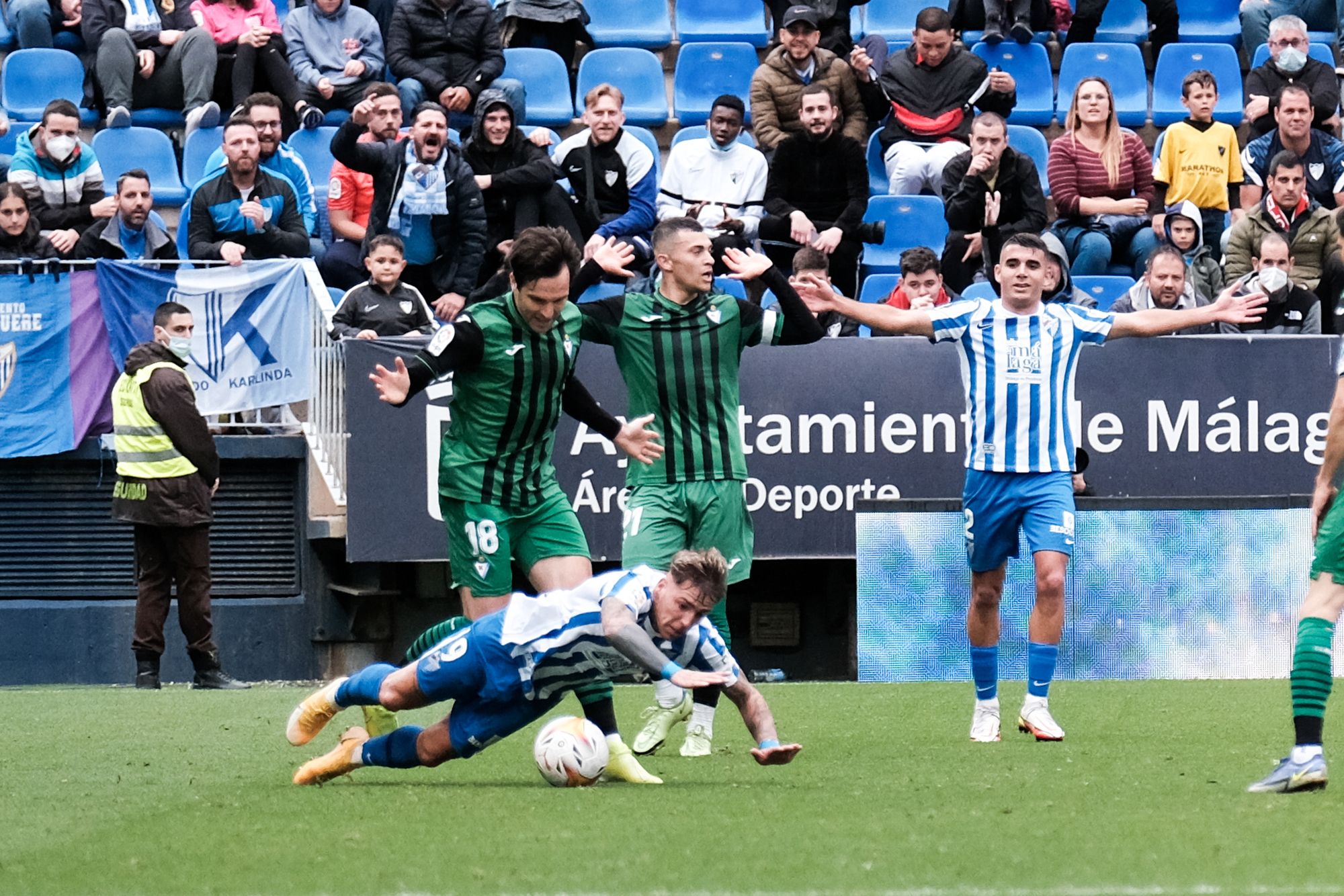 Las imágenes del Málaga CF - SD Éibar en La Rosaleda