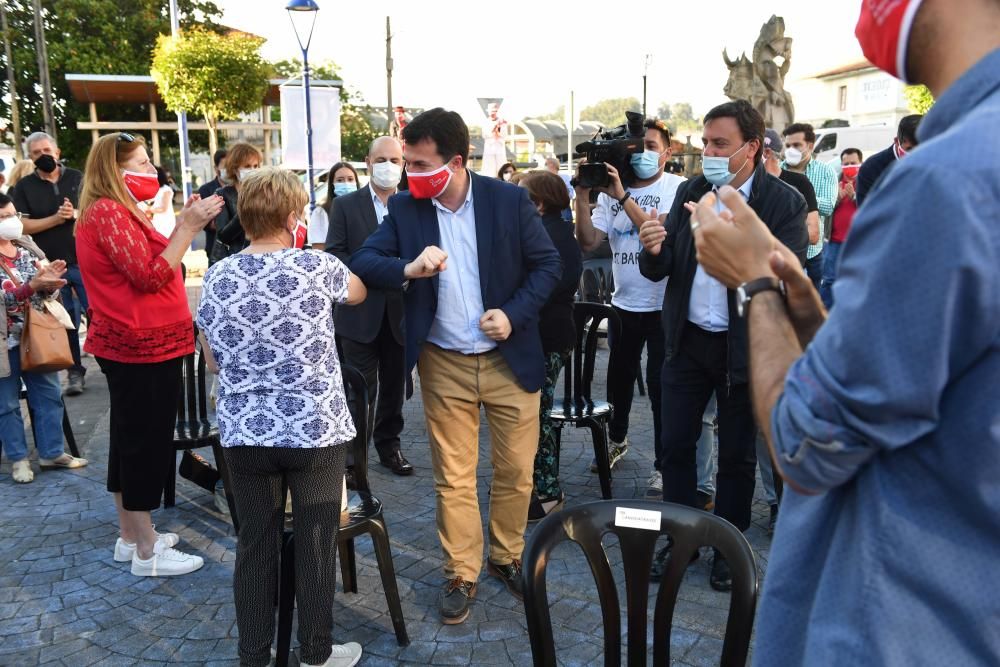 Mitin de Gonzalo Caballero en O Burgo