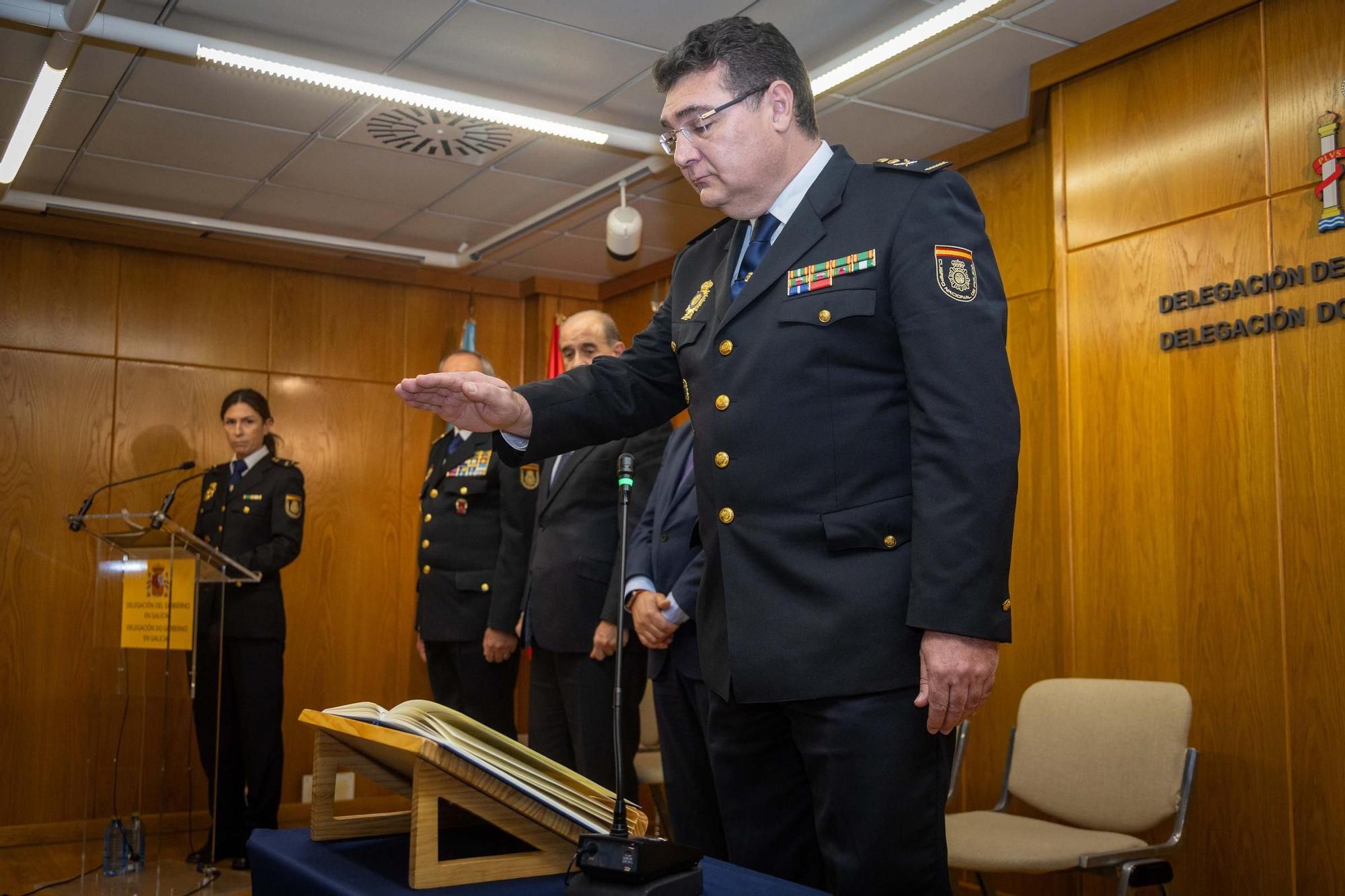 Pedro Jesús Pacheco toma posesión como nuevo jefe superior de Policía de Galicia
