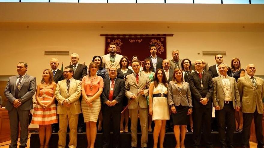 Foto de familia de los concejales de Torremolinos el pasado sábado.