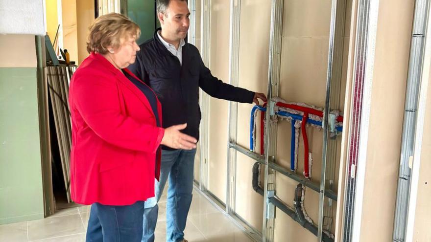 Visita de Jacobo Pérez a las instalaciones en obras. | FdV