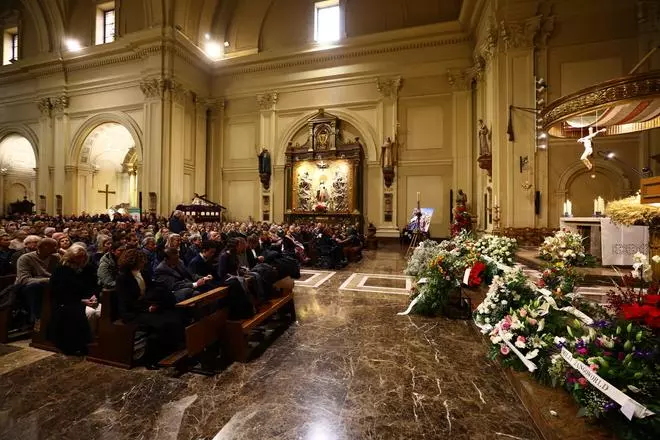 Funeral por la muerte de Jorge García-Dihinx y Natalia Román en el alud de Panticosa