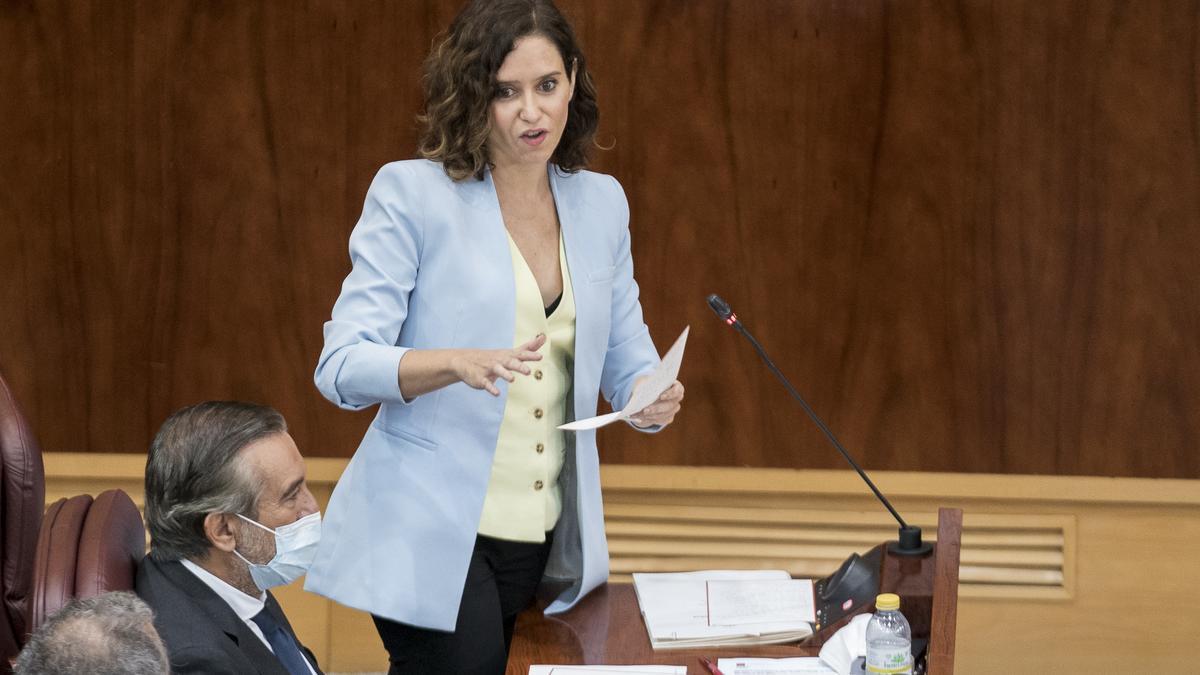 La presidenta de la Comunidad de Madrid, Isabel Díaz Ayuso.