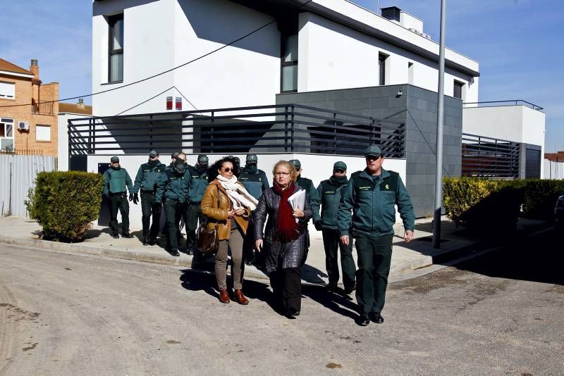 Fotogalería del desahucio de Alagón