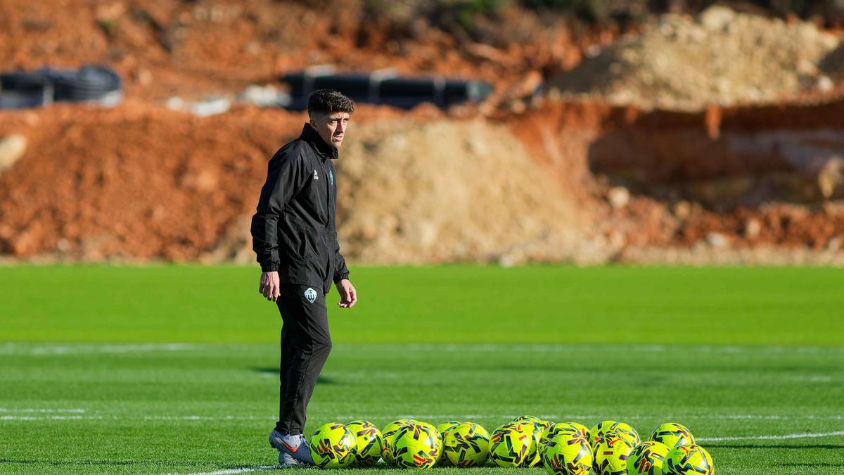 Pablo Hernández, esta semana, en la ciudad deportiva Globeenergy.