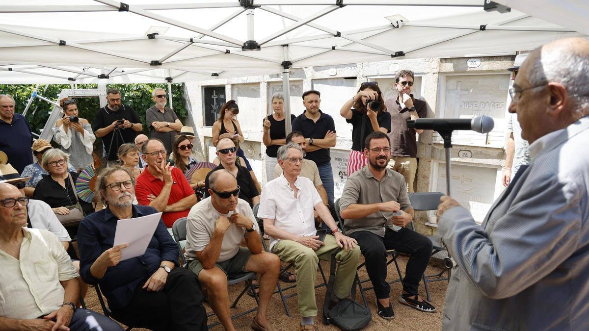 Acte de dignificació de l'Espai Carles Rahola amb la renovació del seu espai memorial