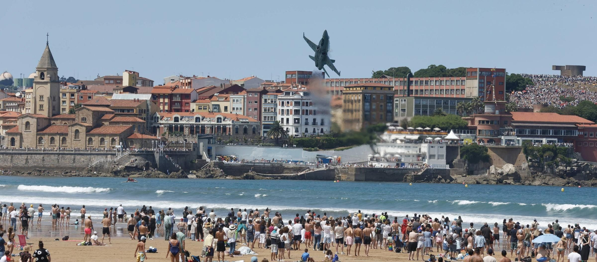 El espectacular y multitudinario Festival Aéreo de Gijón, en imágenes