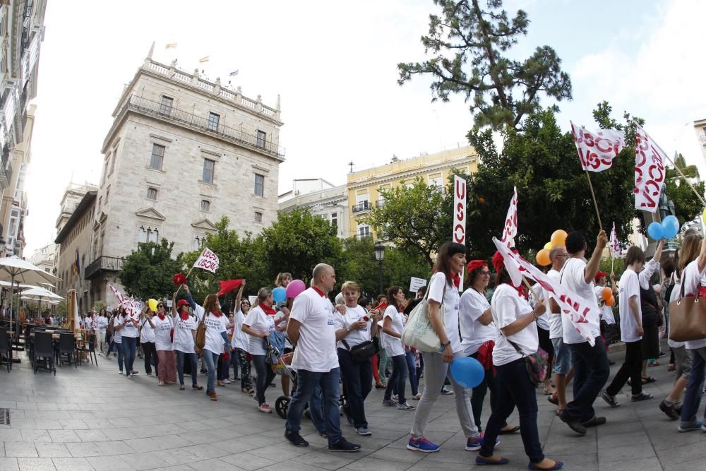 Manifestación de la concertada en Valencia