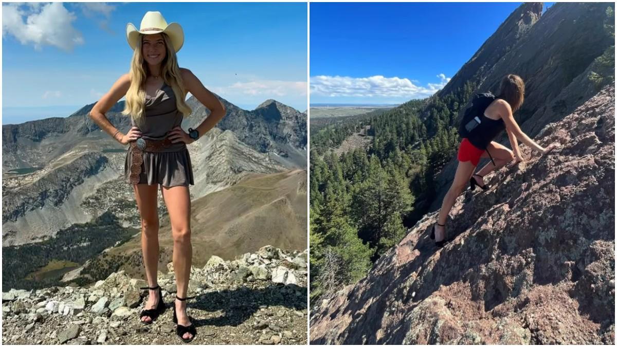 Erin Ton, en su subida al Huron