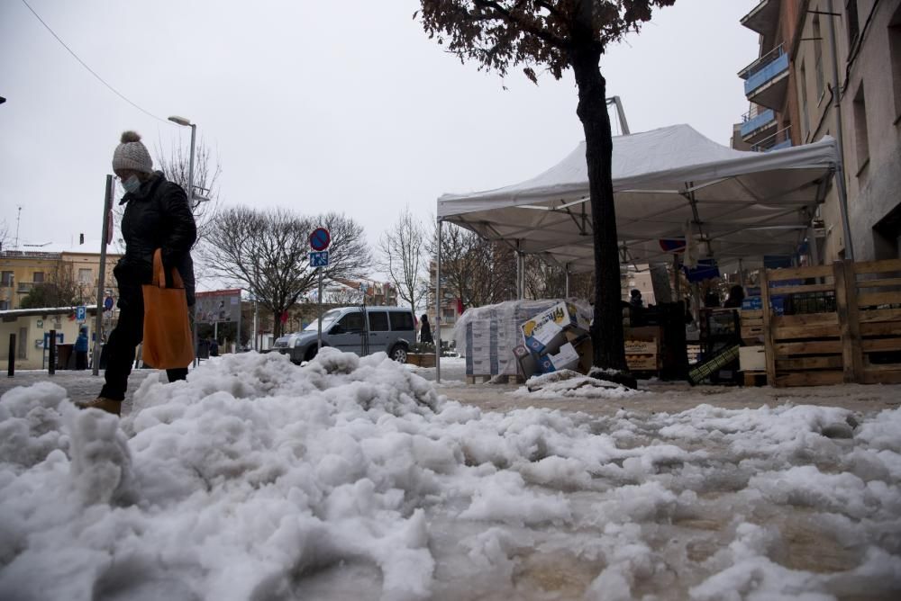 Fotos de la nevada a la Catalunya Central