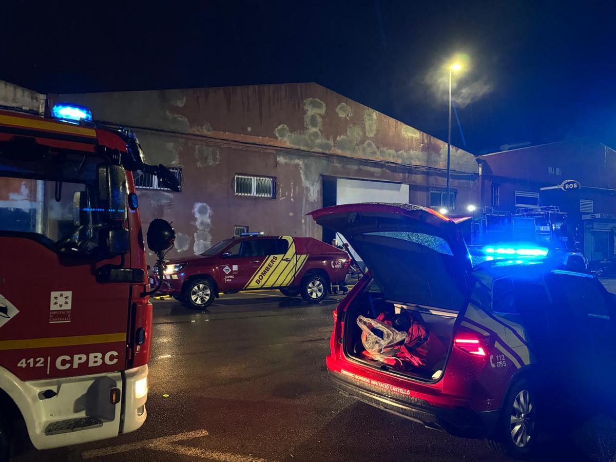 Galería de imágenes: Incendio industrial en Benicarló