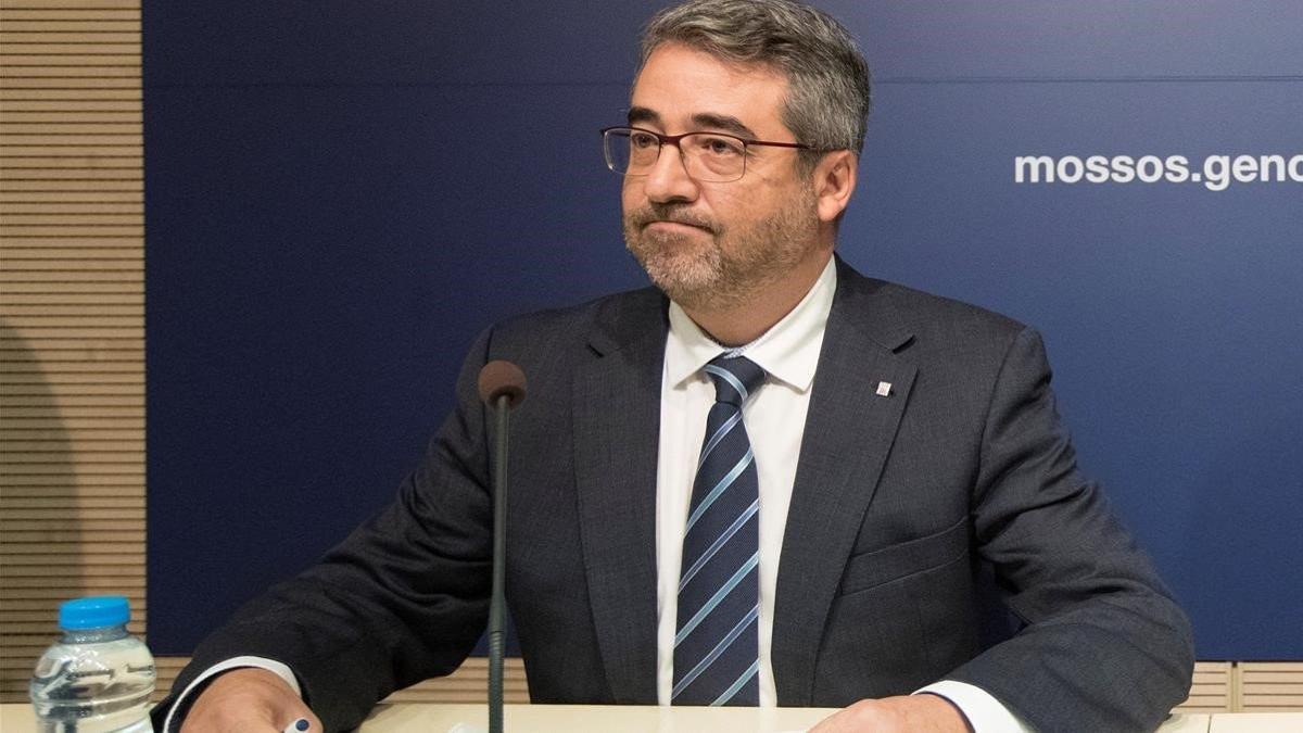 El ya exdirector general de los Mossos, Andreu Joan Martínez.