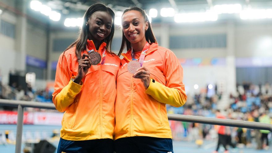 &quot;Somos amigas, las dos hemos cambiado de pierna y nos llevamos el bronce&quot;