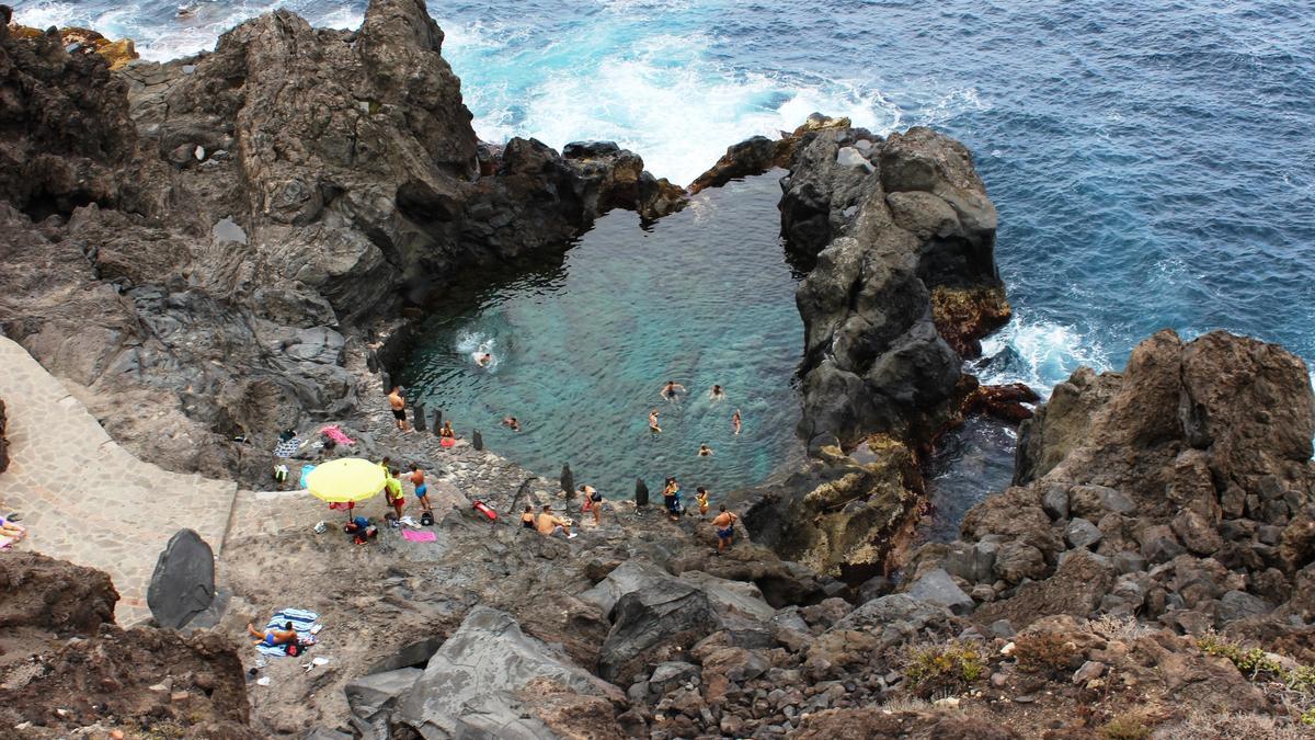 Charco de La Laja, en Tenerife.