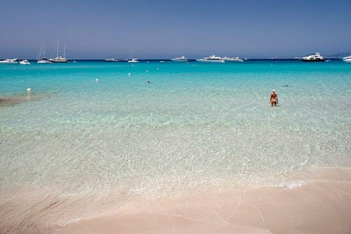 Playa de Ses Illetes, en Formentera (Islas Baleares).