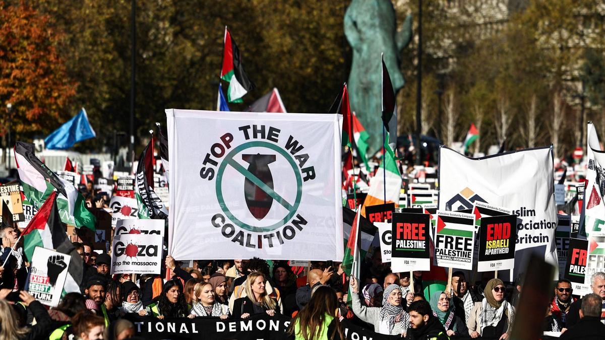 Manifestación Pro-Palestina en Londres