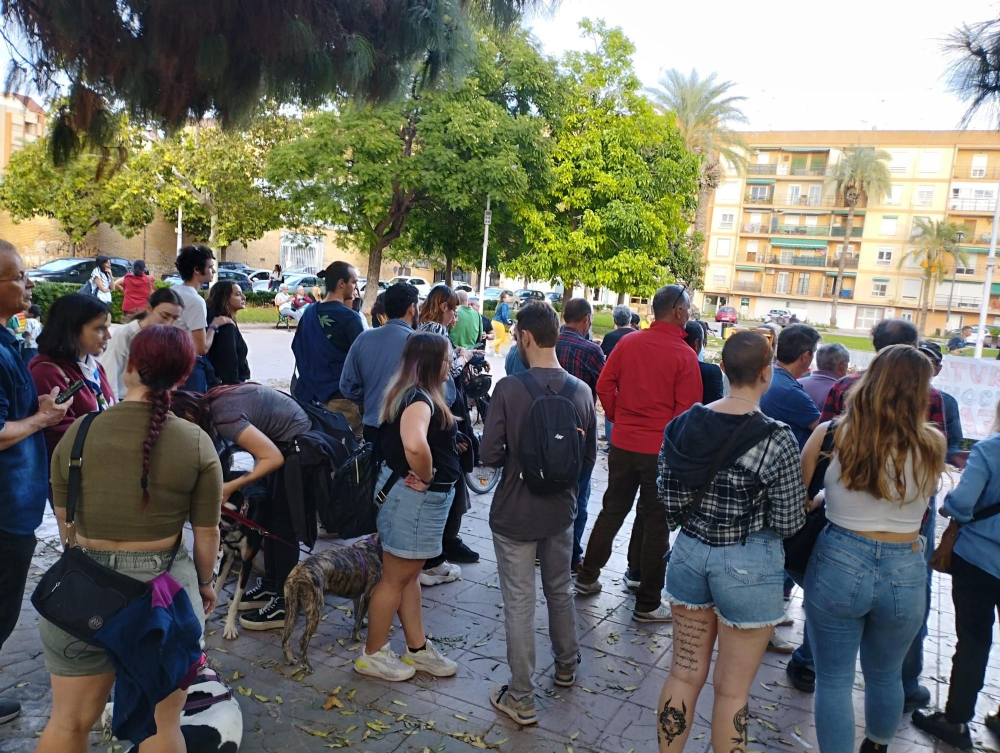 Moncada acoge una protesta contra los ataques a Gaza