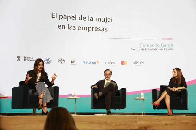 Begoña Villacís, vicealcaldesa de Madrid; Fernando Garza, director de El Periódico de España y Victoria Gámez Simarro, Directora de Soluciones Tecnológicas de Naturgy.